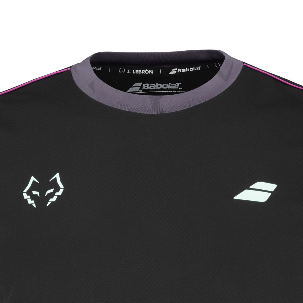 Camiseta Babolat Juan Lebron Crew Neck Tee Negro