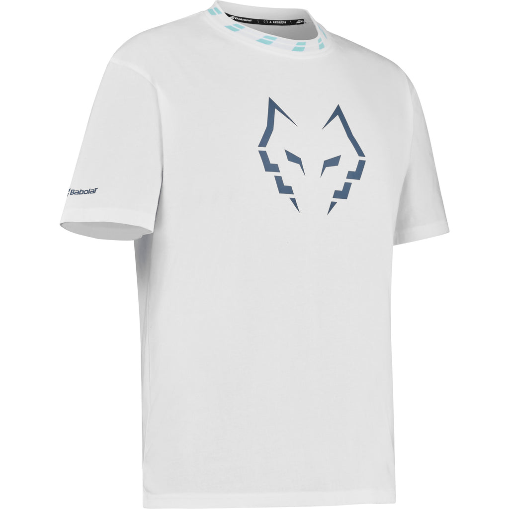 Camiseta Babolat Juan Lebron Wide Algodon Blanco