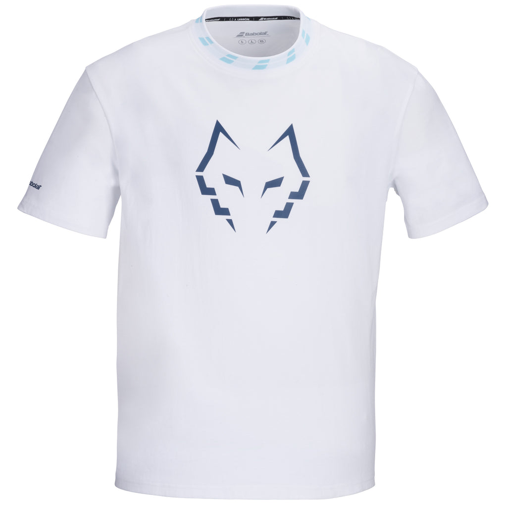 Camiseta Babolat Juan Lebron Wide Algodon Blanco