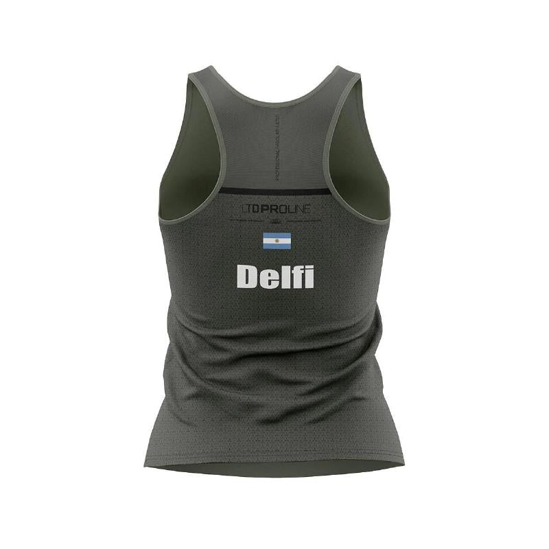 Camiseta Bullpadel Delfi Brea WPT Olin Kaki 2022 Junior