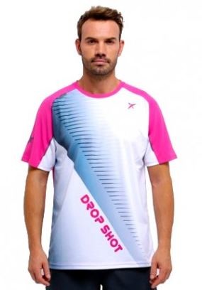 Camiseta Drop Shot Graphito Rosa