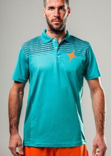 ROPA DE PADEL POLO Green Grid
