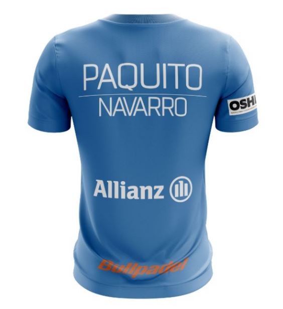 Camiseta Bullpadel WPT Paquito Navarro Junior 2018