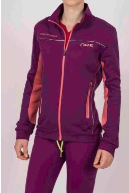 Ropa de Padel NOX SUDADERA LILA