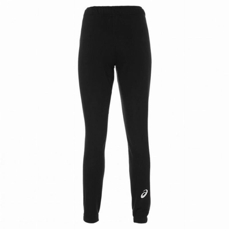 Pantaloni asics logo donna nera nera