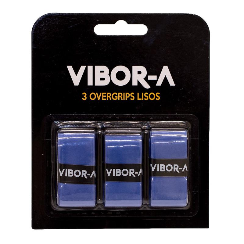 Blister Vibora Pro Liso Azul 3 Overgrips
