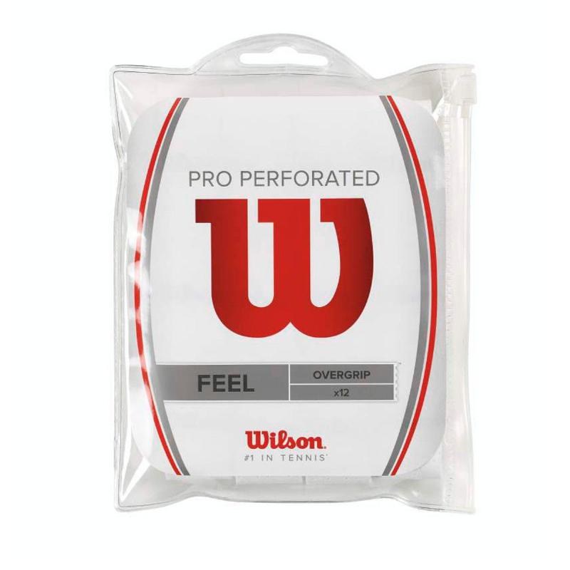 Blister Wilson 12 Overgrips Pro Drizrated Feel Blanco