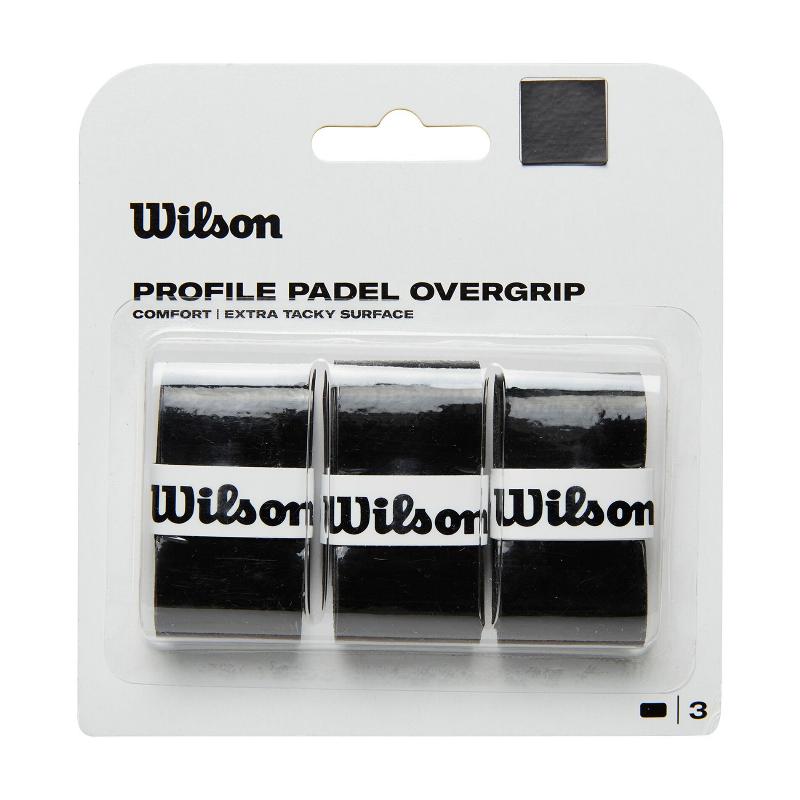 Blister Wilson Black Padel 3 Overgips