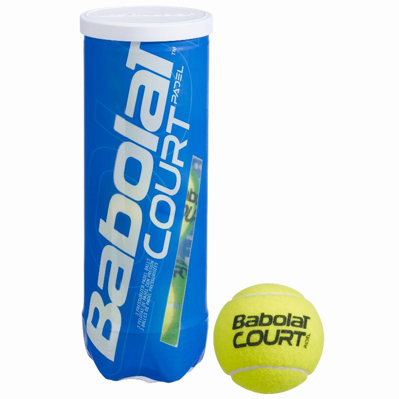 Can of 3 Babolat Court Padel Balls