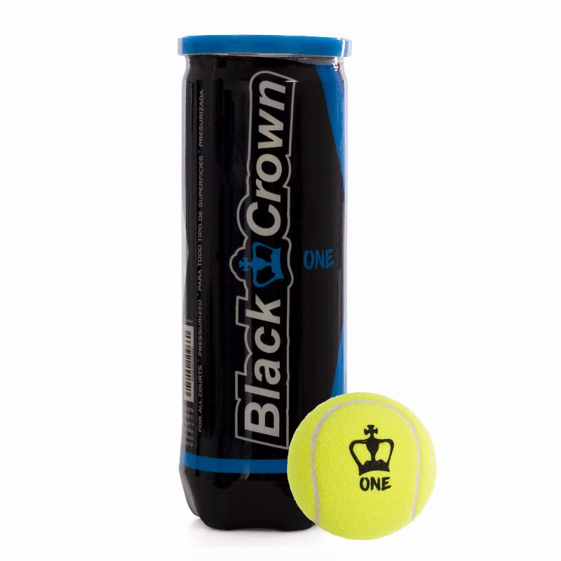 Bote de 3 Pelotas Black Crown One