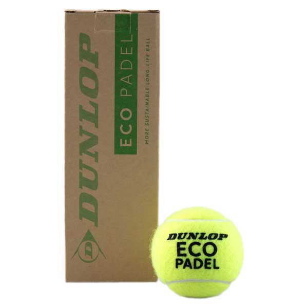 3 balles de bateau Dunlop Eco Padel