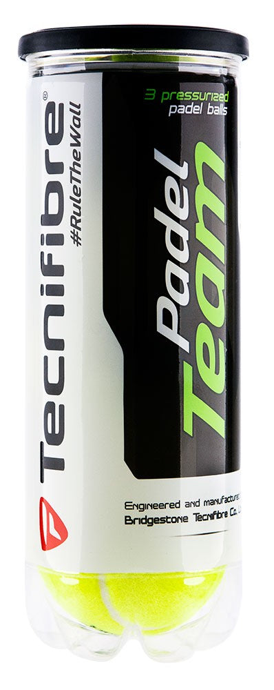 Can of 3 Tecnifibre Padel Team Balls