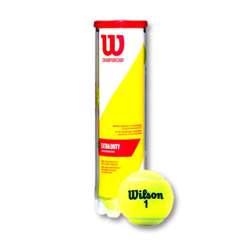 Bote de 4 Pelotas Wilson Championship Extra Duty