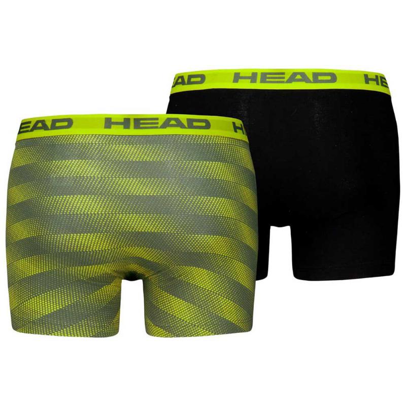 Boxers Head Basic Amarillo Negro 2 Unidades