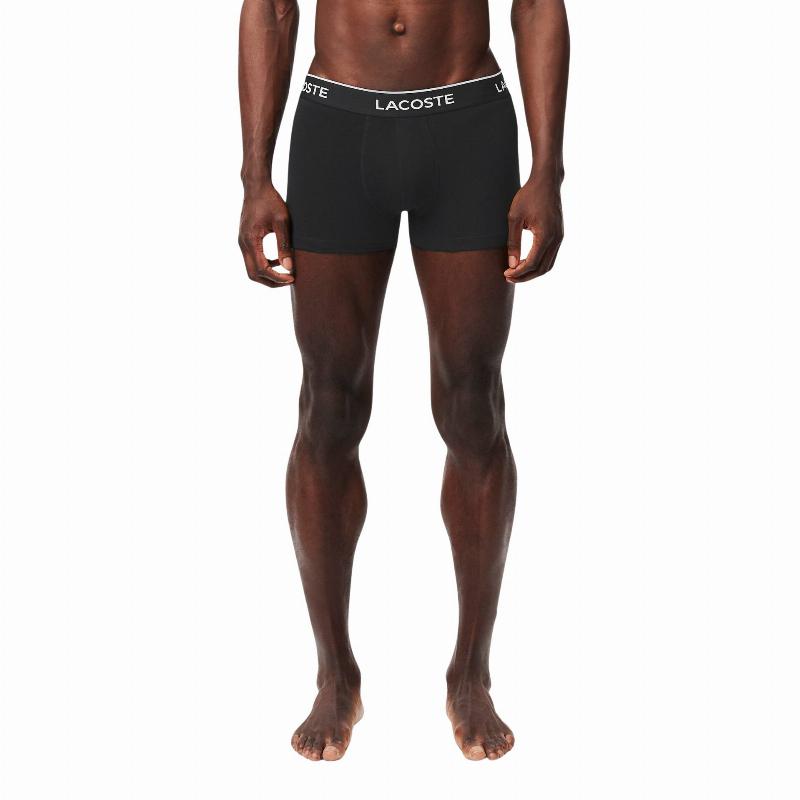 Boxers Lacoste Negro 3 Unidades
