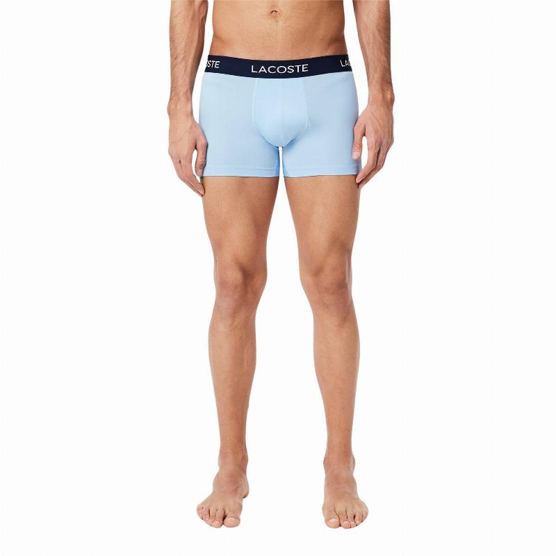 Boxers Lacoste Pique Azul Marino 3 Unidades