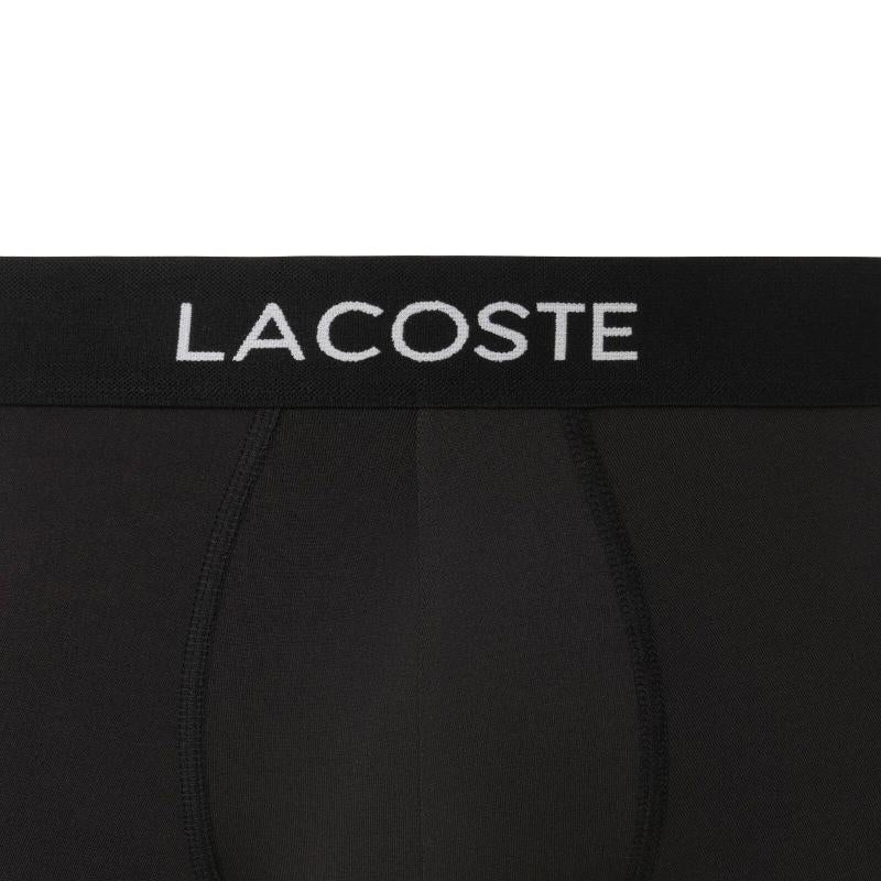 Boxers Lacoste Pique Negro 3 Unidades