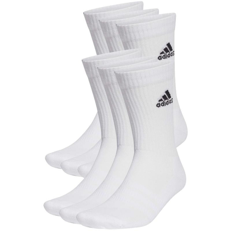 Adidas Cushioned Classic White 6 pairs socks