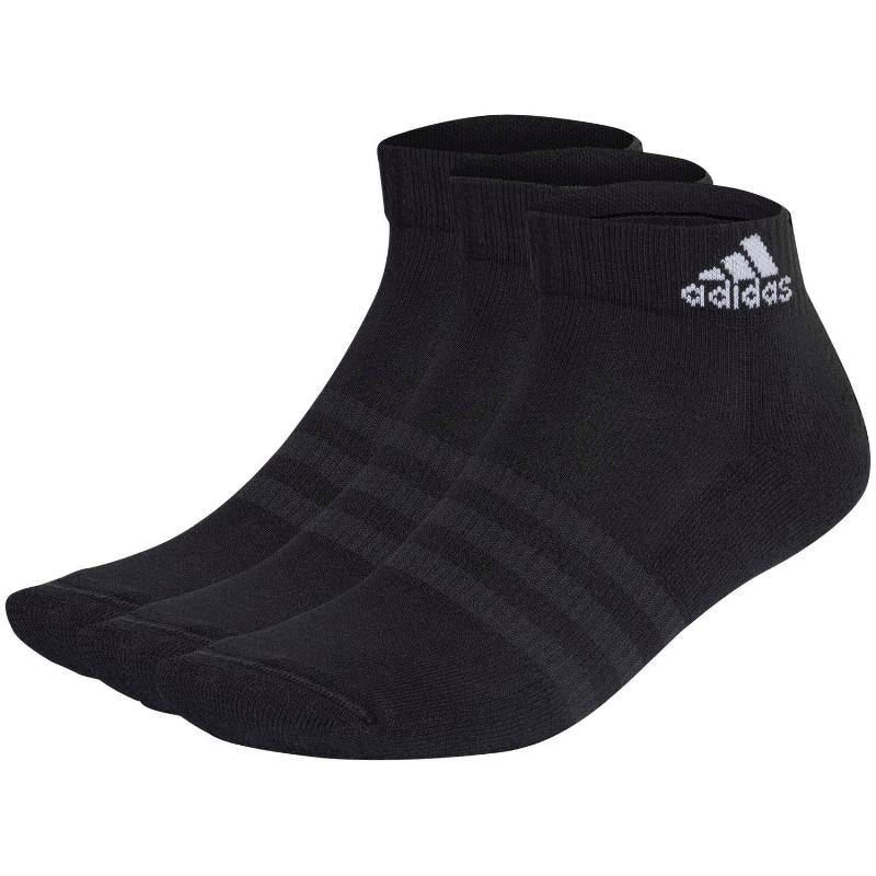 Adidas amorties chaussettes courtes noires 3 paes