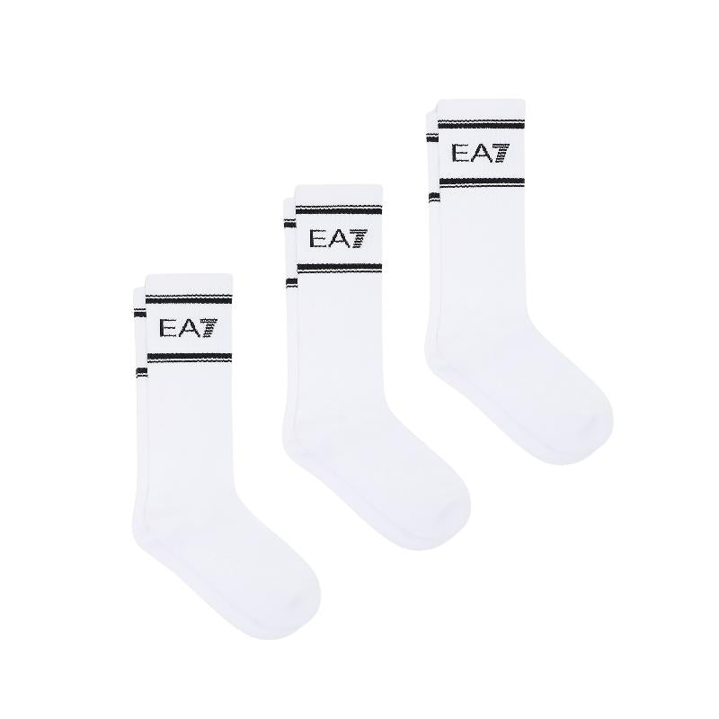 Calcetines Armani EA7 Training Blanco 3 Pares