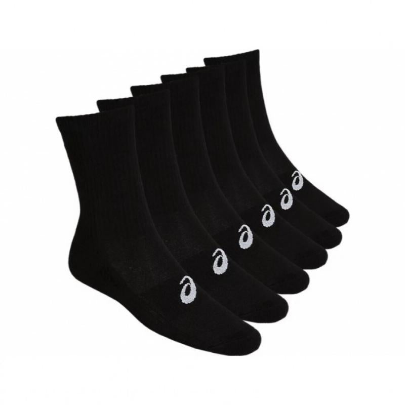 Asics Multisport Black 6 Paires chaussettes