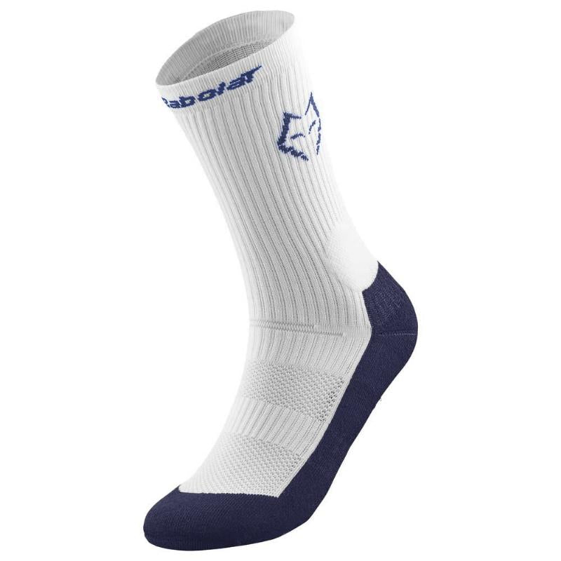 Babolat Socken Juan LeBron Mid Calf White Blue 1 Paar