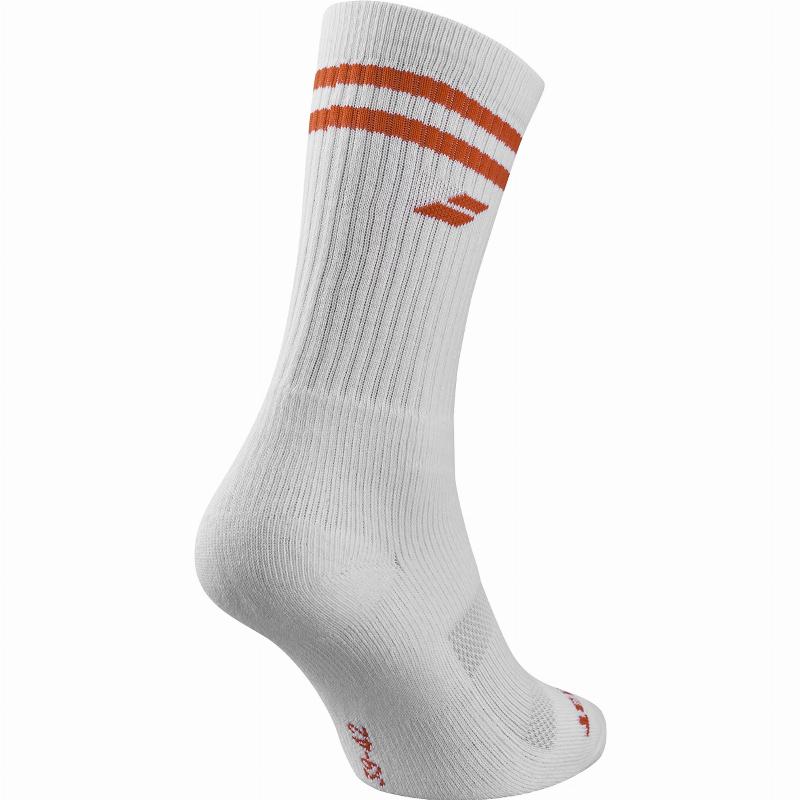 Calcetines Babolat Team Blanco Rojo