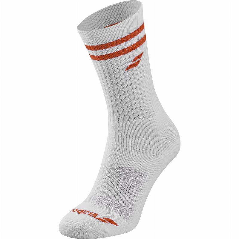 Calcetines Babolat Team Blanco Rojo