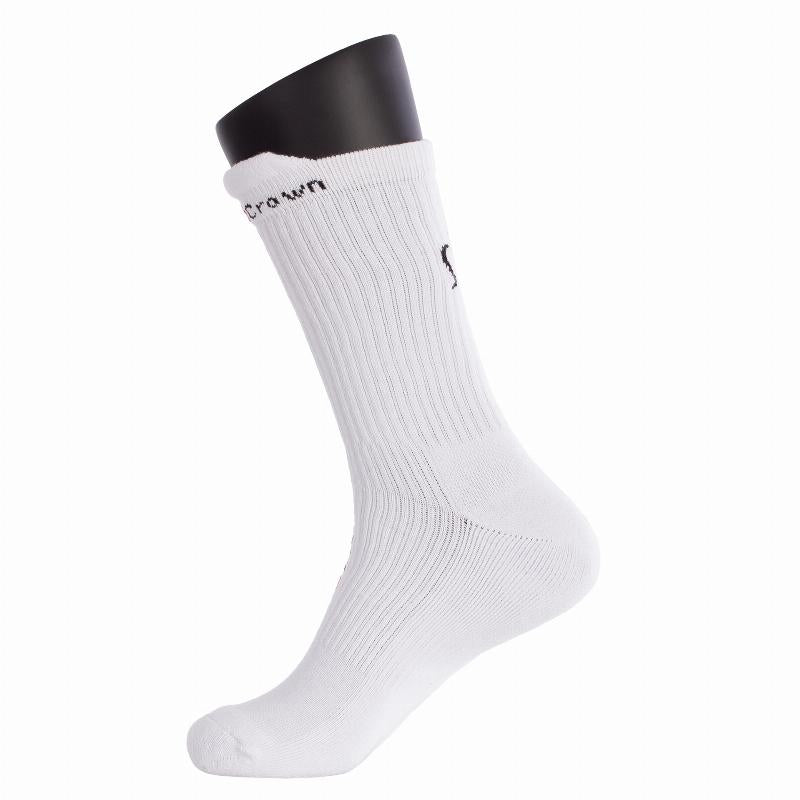 Calcetines Black Crown Premium Altos Blanco 1 Par