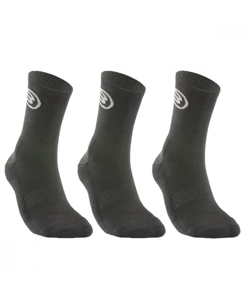 Calcetines Bullpadel BP252 3 Pares Negro