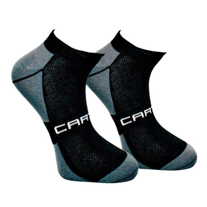 Calcetines Cartri Nero Crew Negro Gris 1 Par