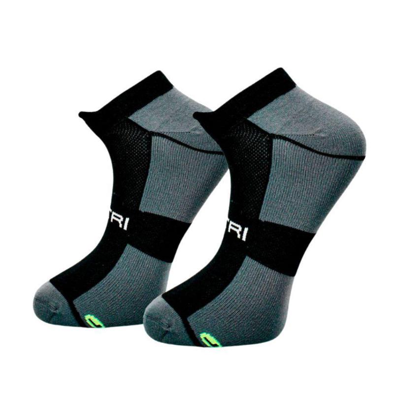 Calcetines Cartri Nero Crew Negro Gris 1 Par