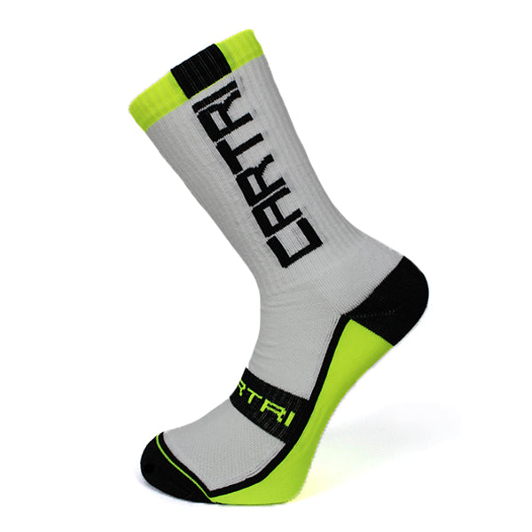 Cartri Slash High Socks Fluor White 1 Pair