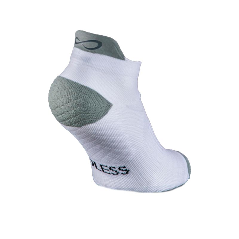 Chaussettes blanches basses sans fin