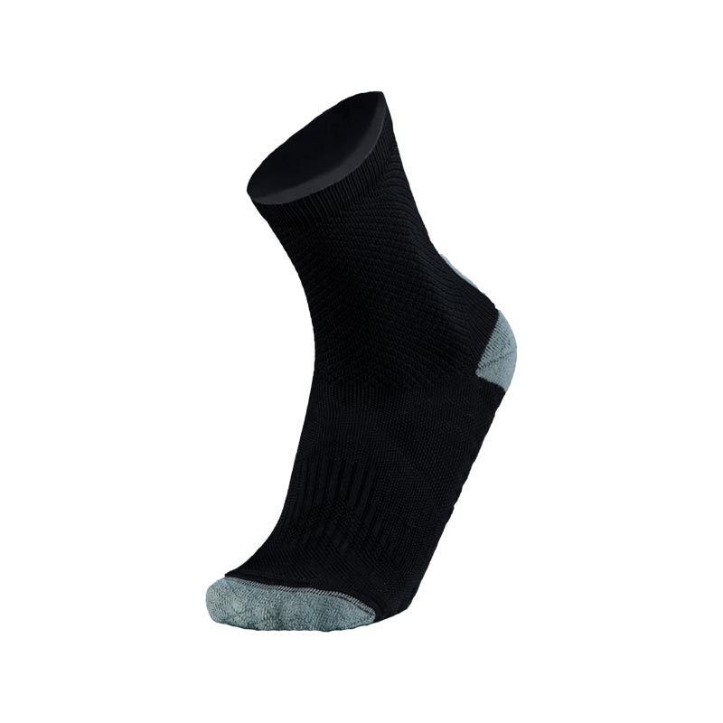 Chaussettes gris noires Sox Medum sans fin