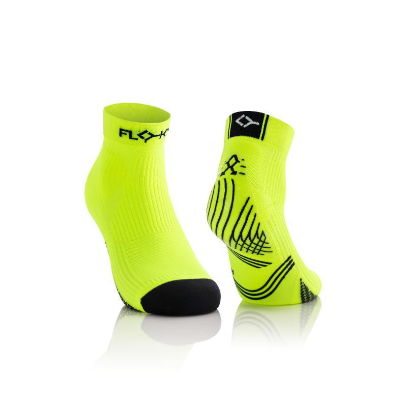 Calcetines Floky Multisport GRF Short Amarillo Fluor