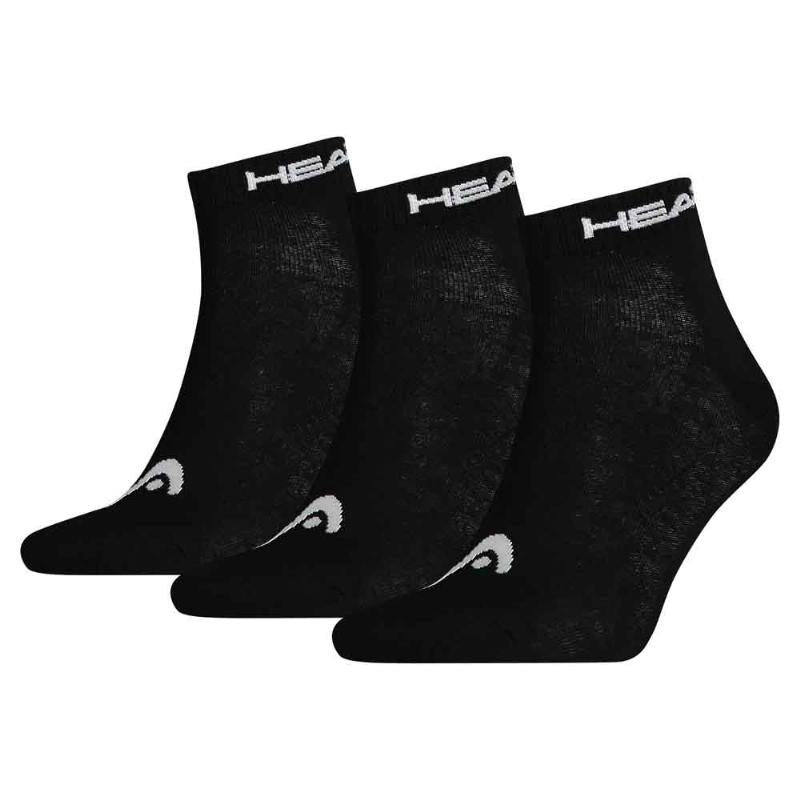 Têtes quart noirs 3 chaussettes de paires