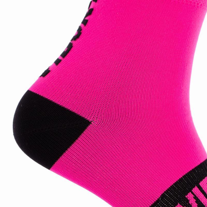 Vibora Kait Chaussettes Demi Rondes Rose Noir 1 Paire