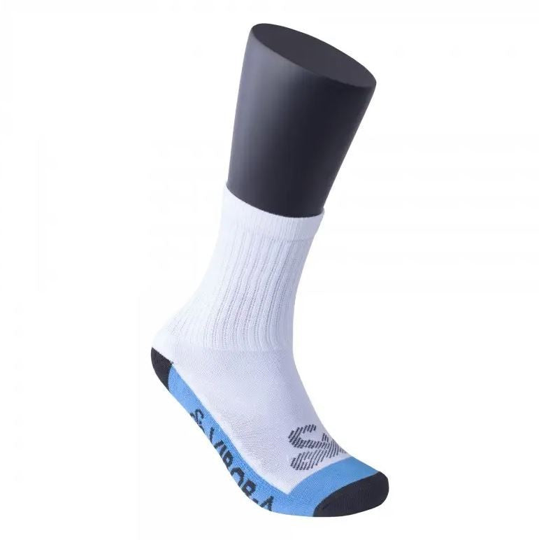 Calcetines Vibora Media Caña Multicolor Blanco Azul 1 Par