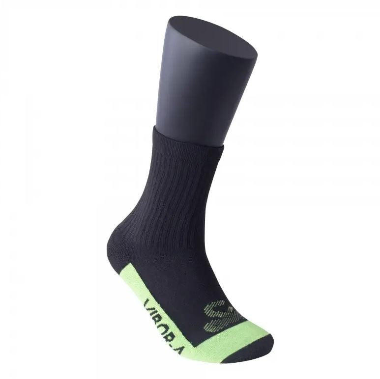 Calcetines Vibora Media Caña Multicolor Negro Amarillo 1 Par