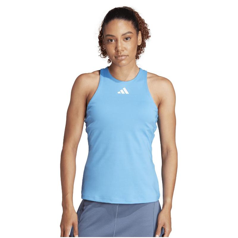 Camiseta Adidas Azul Mujer