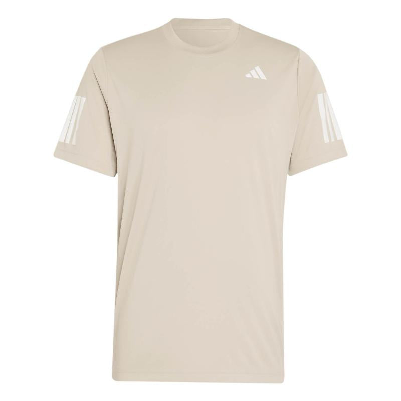 T-shirt beige Adidas Club 3 strisce