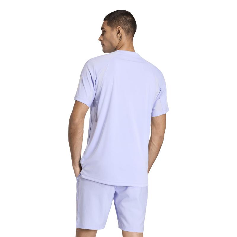 Camiseta Adidas Club 3 Stripes Violeta