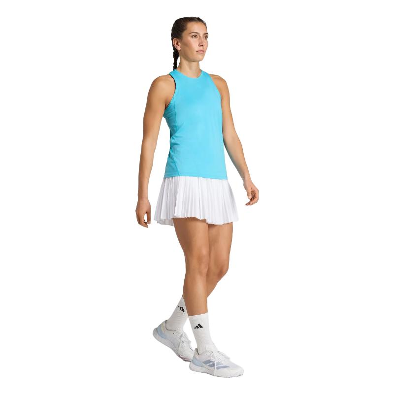 Camiseta Adidas Club Azul Cyan Mujer