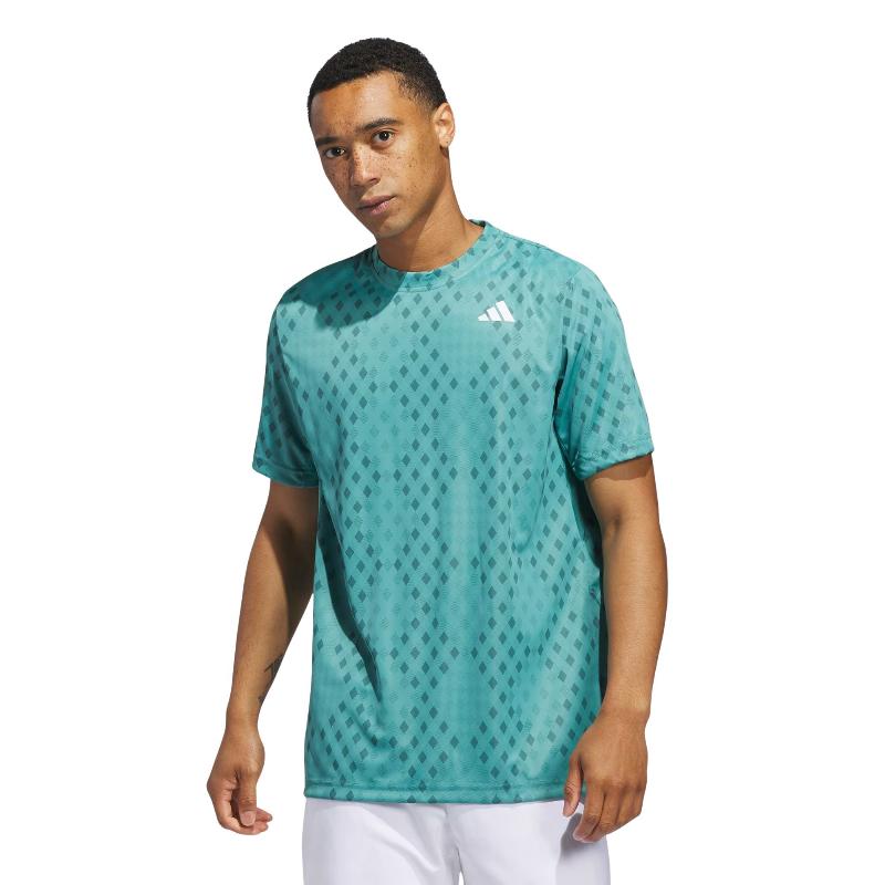 Camiseta Adidas Club Graphic Azul Teal