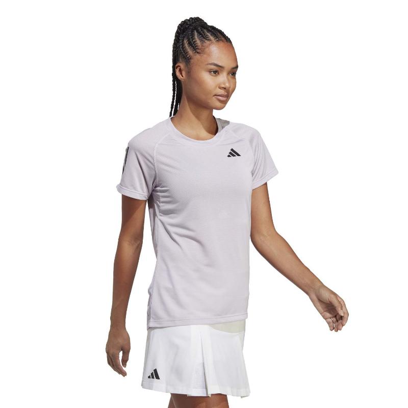 Adidas Club Lavender Black Women's T-Shirt