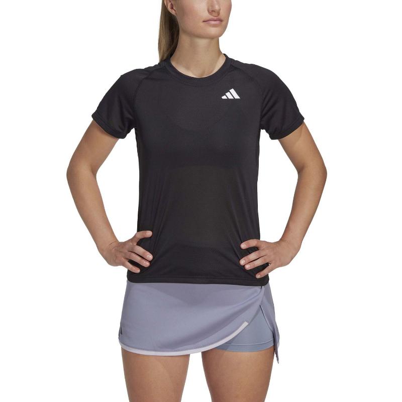 Camiseta Adidas Club Negro Blanco Mujer