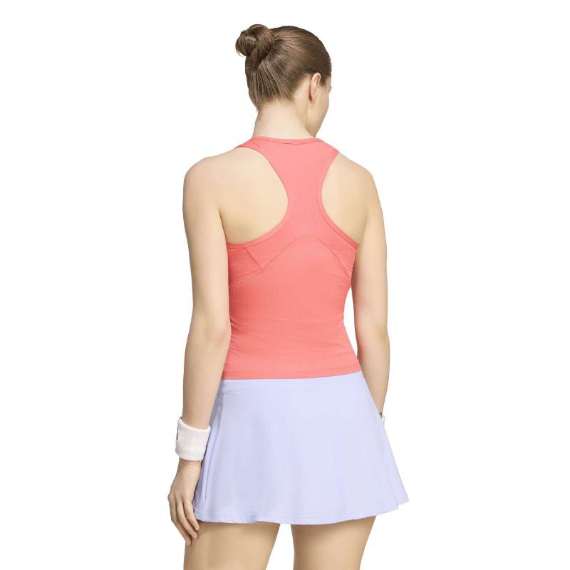 T-shirt Adidas Club Tank Midi Rossa da donna