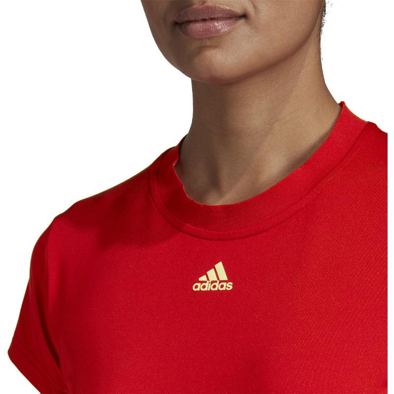 Adidas Red Scarlata Woman Match T -Shirt