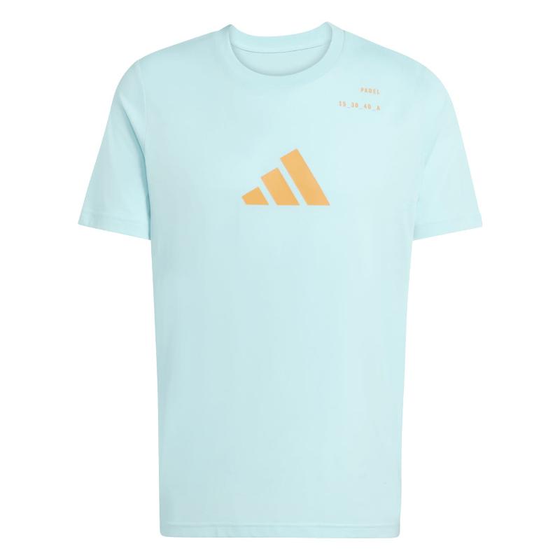 Camiseta Adidas Padel Graphic Azul Celeste
